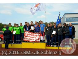 Siegerehrung Pokaldisziplin AK Jungen 15-18 Jahre - 3. Platz JF Hohenbrück/Neu Schadow