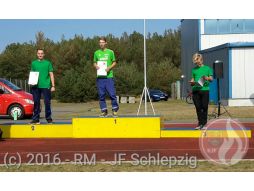 Siegerehrung Hindernisbahn AK Jungen 15-16 Jahre - 2. Platz Pascal Jahn und 3. Platz Merten Ewert (beide JF Schlepzig)
