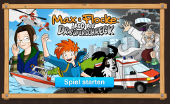 Spiel "Max & Flocke - Jadg auf Dr. Superschreck"