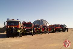 Gruppenfoto zum 2. Fahrertraining mit den Feuerwehren der Gemeinde Märkische-Heide