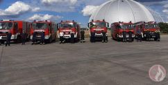 Gruppenfoto zum 3. Fahrertraining mit den Feuerwehren der Stadt Luckau