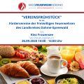 1. Vereinsfrühstück der Feuerwehr- & Fördervereine LDS