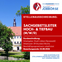 SACHGEBIETSLEITER HOCH-UND TIEFBAU (M/W/D)
