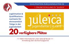 1. Online Schulung zur "Juleica" 