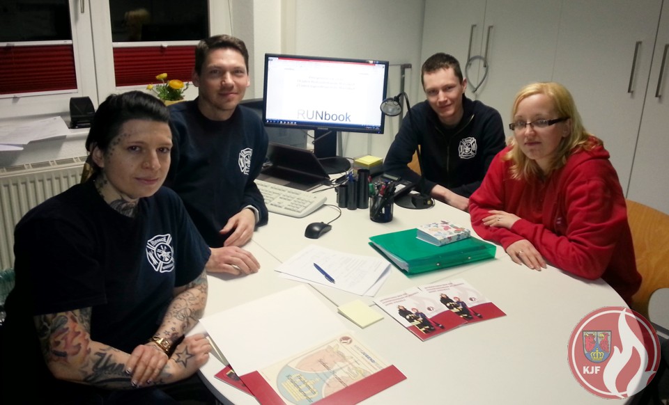 Vorbereitungstreffen im Feuerwehrgerätehaus Miersdorf
