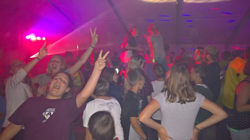 Foto: Steffen Breuer - Lagerdisco mit Lasershow