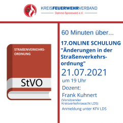 Online Schulung Kreisverkehrswacht LDS - Änderungen in der Straßenverkehrsordnung