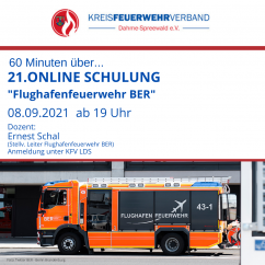 Online Schulung Flughafenfeuerwehr BER