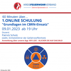 Online Schulung „Grundlagen im CBRN-Einsatz“