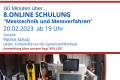 Wiederholung Online Schulung „Messtechnik und Messverfahren“
