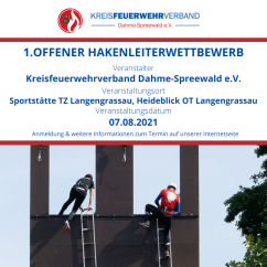 1. Offener Hakenleiterwettbewerb des Kreisfeuerwehrverbandes LDS 