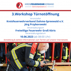 3. Workshop "Türnotöffnung" 