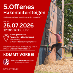 5. offene Hakenleitersteigen des Kreisfeuerwehrverbandes LDS e.V. 
