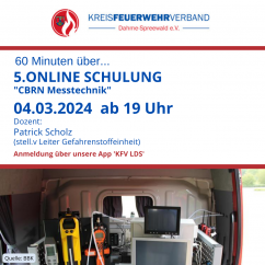 Online Schulung "CBRN Messtechnik"