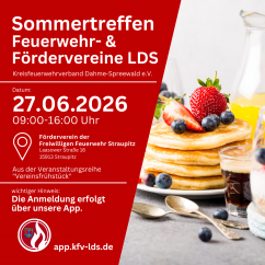 2. Sommertreffen der Feuerwehr- & Fördervereine LDS
