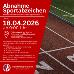 Abnahme Deutsches Sportabzeichen 2026