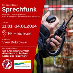 Kreisausbildung Sprechfunk 